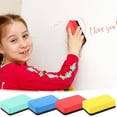 thumbnail image 1 of Whiteboard Eraser Magnetic | EVA Durable Board Cleaner | Rectangular | Efficient Smudge-Free Chalk & Marker Removal | Easy Grip | 7.2x4.5x2cm | Home Office | 1 Piece Pack, 1 of 6