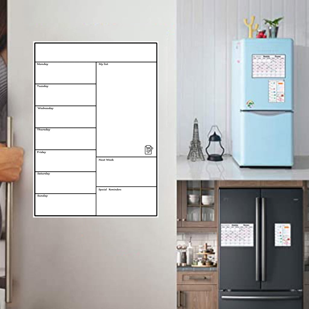 VBVC Whiteboard Calendars For Refrigerator Family Notepad
