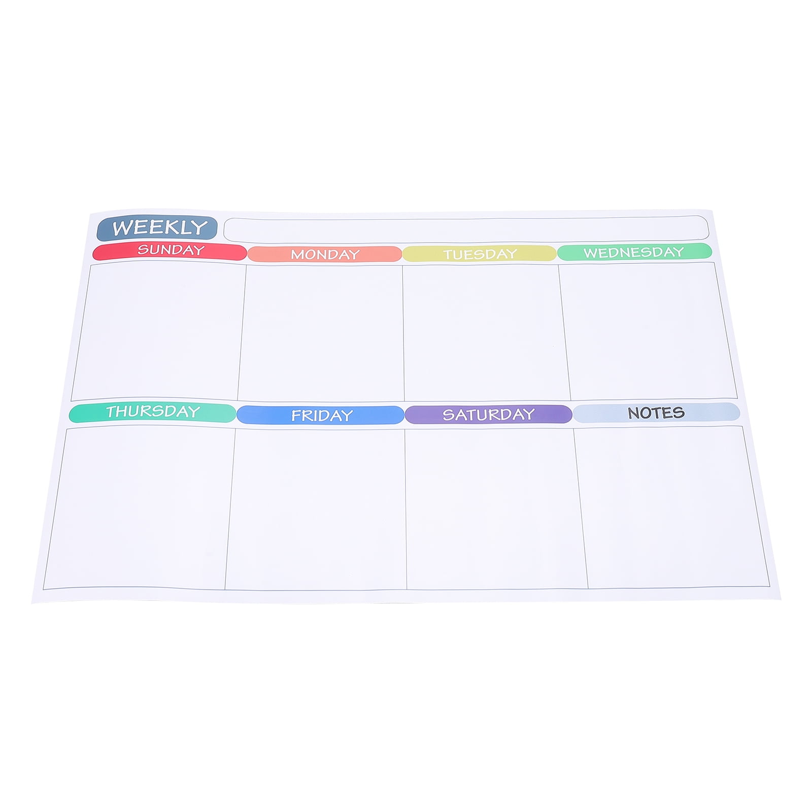 Whiteboard Erasable Boards Schedules Planner Dry Erase