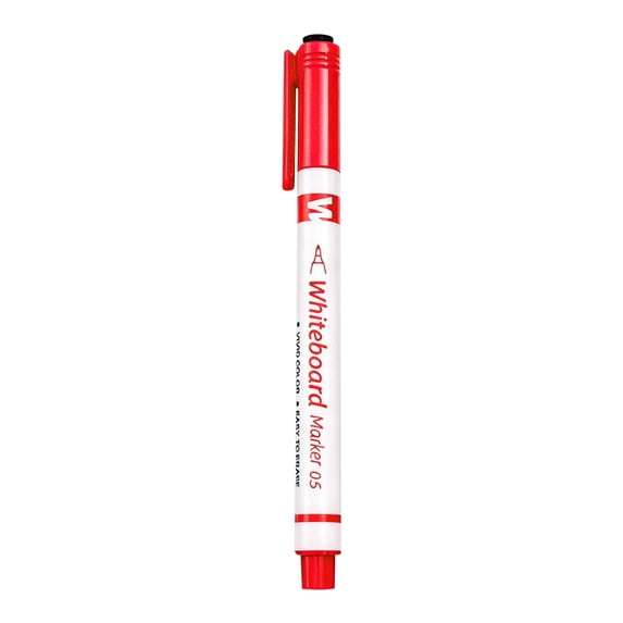 Whiteboard Marker Pen, 0.5mm Fine Tip With Built In Eraser, Smooth Writing Dry Erase Tool For Drawing And Lesson Planning, Black Ink (Multicolor ,14*1.1*1.1)