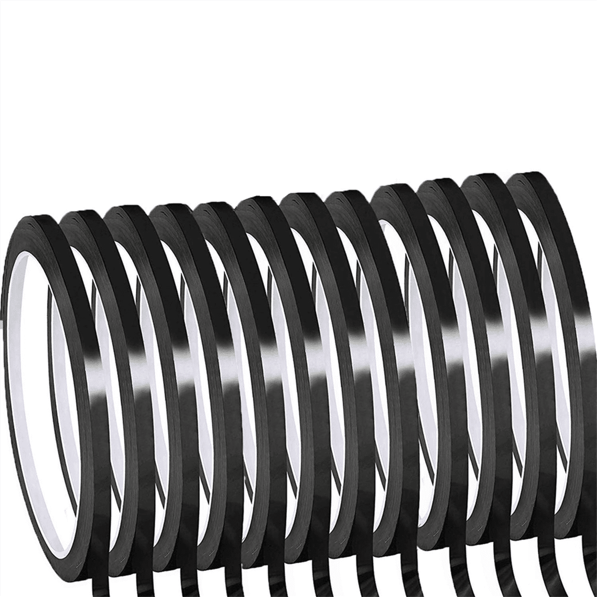 Whiteboard Pinstripe Tape 12 Rolls 1/8Inch Thin White Board Dry Erase