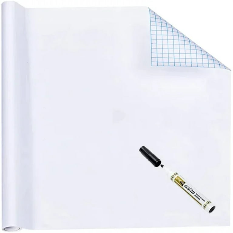 Whiteboard Stick, White Board Stick on Wall, Dry Erase Board Sticker for  Wall, P