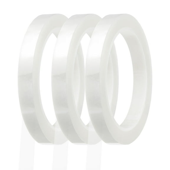 Uxcell 3Pcs Whiteboard Tape Graphic Tape 1/2" x 72 Yards Chart Line Tape Clear