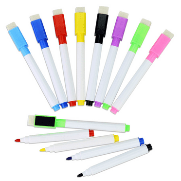 Whiteboard pen color black core teacher erasable pen environmental protection with brush magnetic erasable writing watercolor pen