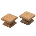 thumbnail image 1 of Whitecap 60130-A Square Drawer Knob 1-1/8" - 2-Pack, 1 of 4