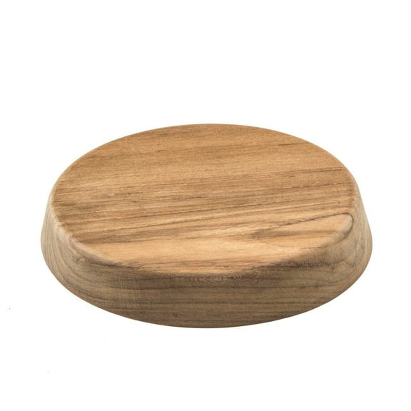Whitecap 60476 Canted Teak Winch Pad - 6-1/2" Top Diameter, 15 Angle