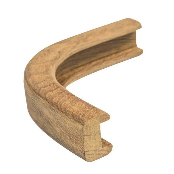 Whitecap 60823 Teak Bulkhead Molding - Outside Corner, 1/2" Track