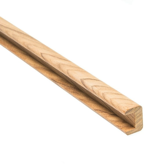 Whitecap 60840 Teak 7/8"H x 1-3/16"W Cap Molding - 5' Length