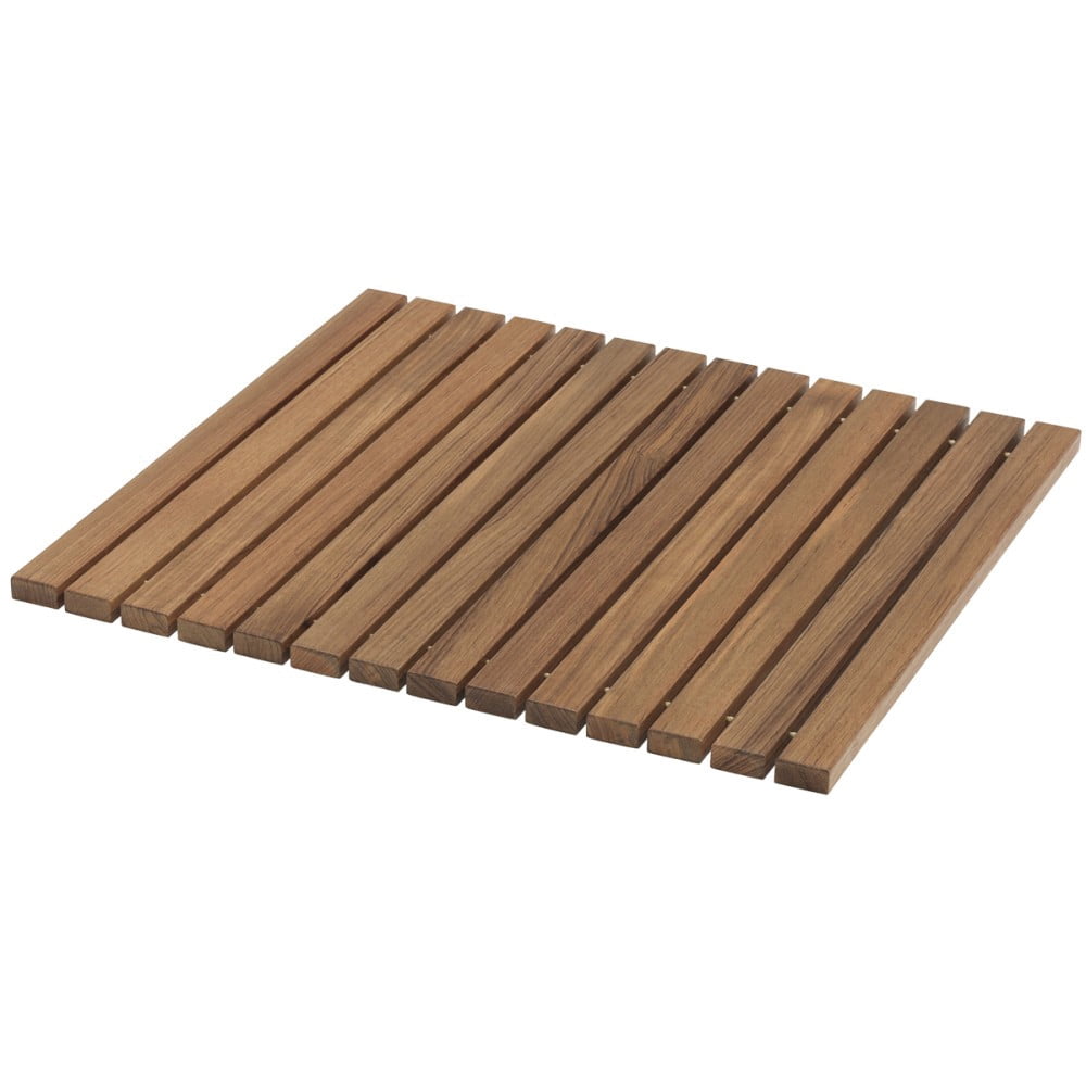 Whitecap 63108 Teak Roll Up Shower Mat - Walmart.com