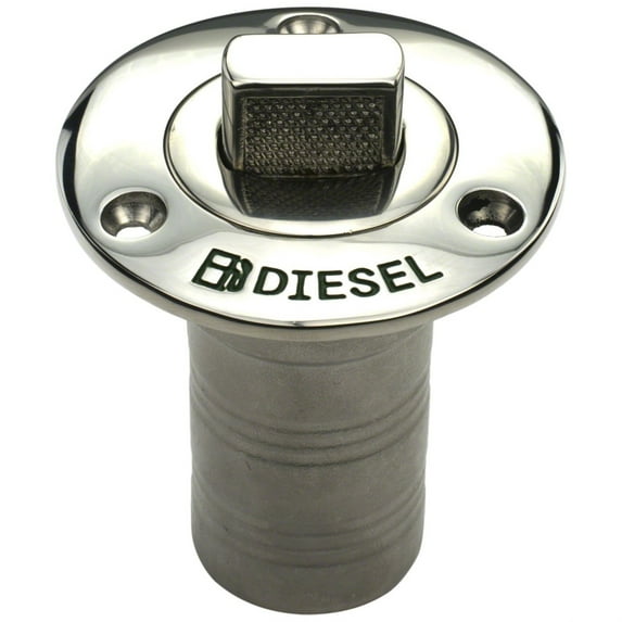 Whitecap Bluewater Push Up Deck Fill - 1-1/2" Hose - Diesel