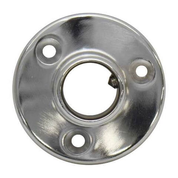 Whitecap Boat Round Flag Pole Base S-1468C | 90 Zamak 7/8 Inch