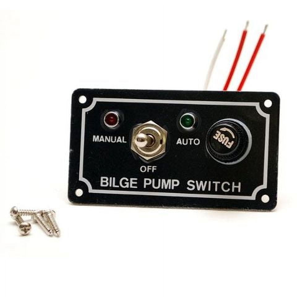 Whitecap Boat Switch Panel S8093 Bilge Pump 250V