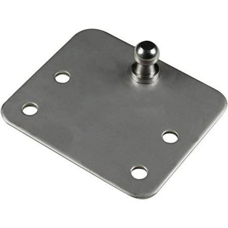 Whitecap G-1155C Gas Spring Stainless Steel Mounting Bracket - 3-1/2" L x 3" W, 13mm Ball