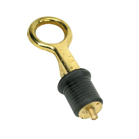 Whitecap S-0208C Brass Snap/Lever Type Bailer Plug - 1"
