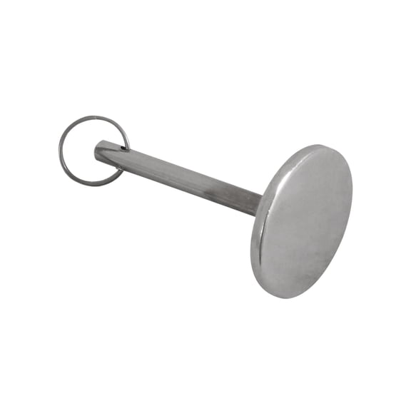 Whitecap S-0229C Stainless Steel Hatch Cover Pull - 1-1/4" Diameter x 2" Shaft