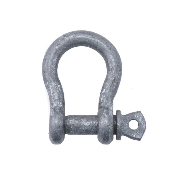 Whitecap S-1531P Galvanized Steel Shackle - 5/16" Rope Size