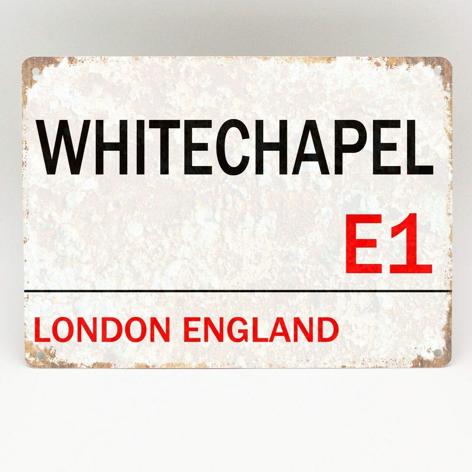 Whitechapel Metal London Street Sign Jack The Ripper Wall Door Plaque ...