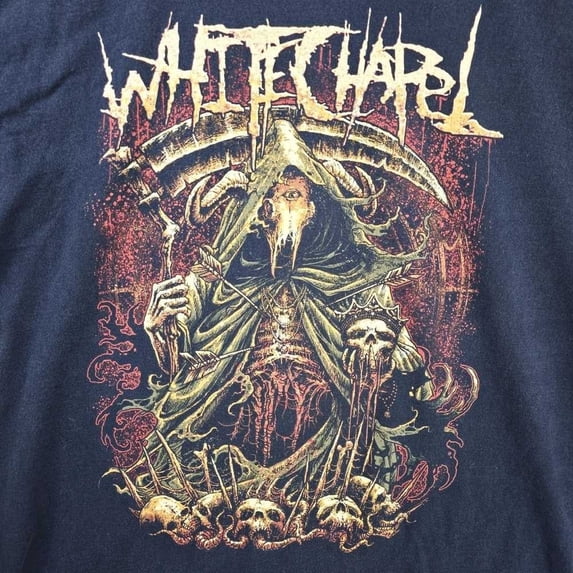 Whitechapel Technical Death Metal Heavy Rock Band Fan Art T-shirt