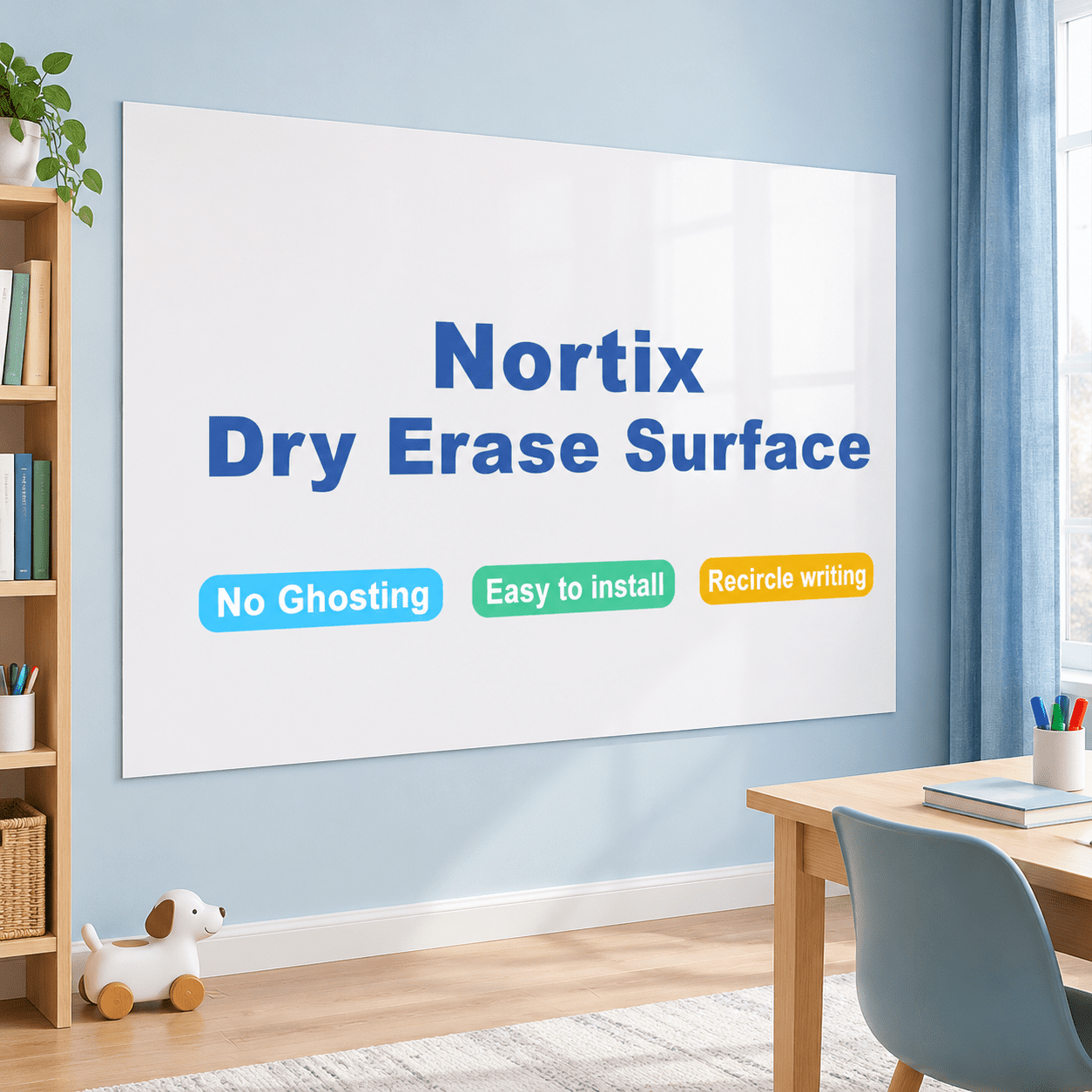 Whited Paper For Wall Whiteboard Contact Dry Erase Peel And Stick ...