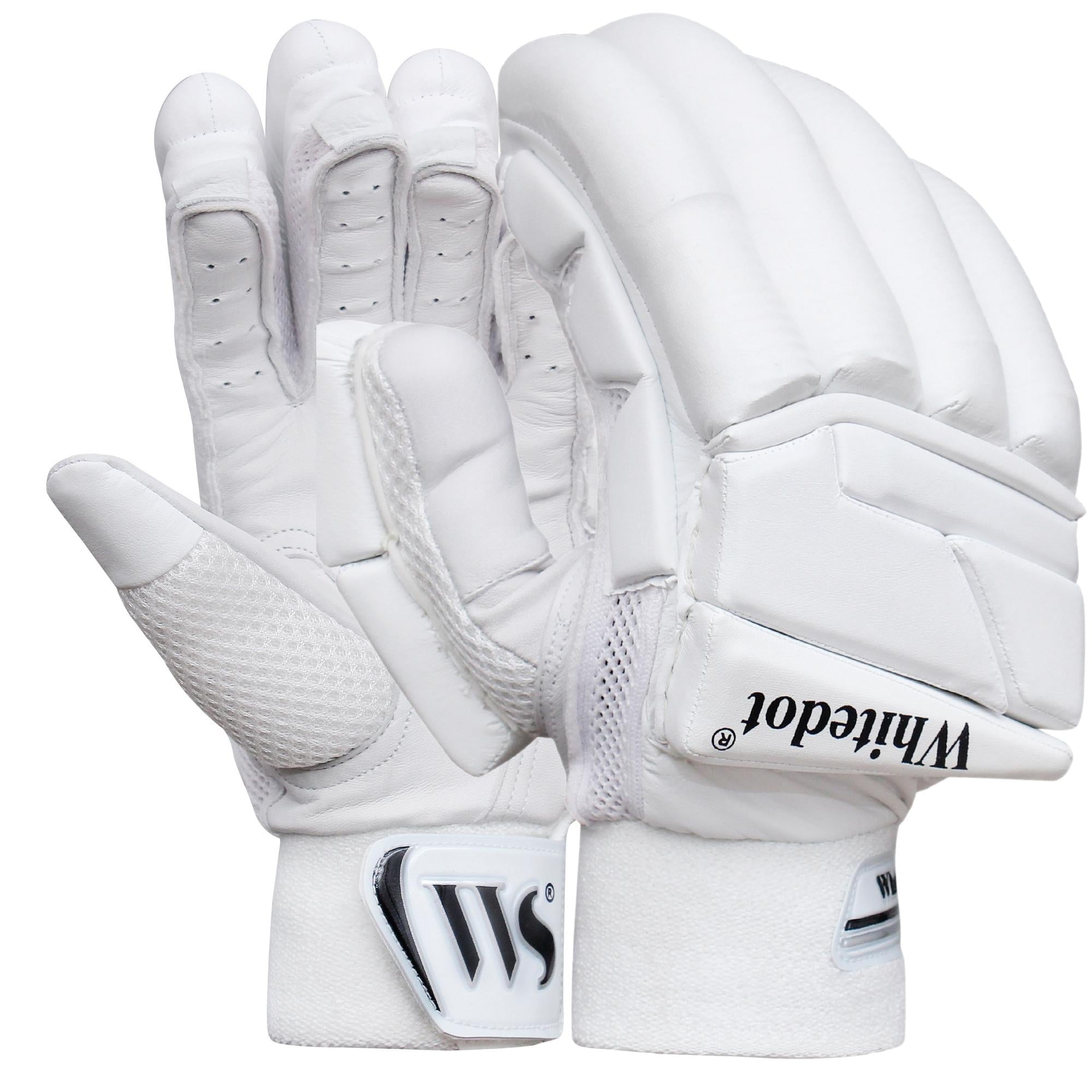 Whitedot Citadel White Players Cricket Batting Gloves