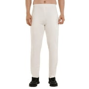 Whitedot Hexa Off-White Trouser Track Pants - Perfect for Cricket, Golf, Badminton, Gym, Sports and Casual Wear Off-White - Small-38