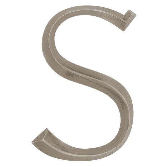 Whitehall 11087 Classic 6 Inch Letter - S -Nickel