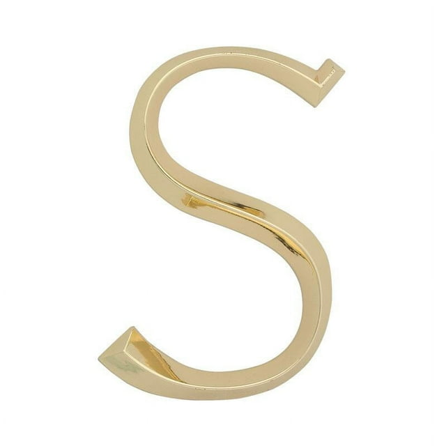 Whitehall 11171 Classic 6 Inch Letter - S - Brass