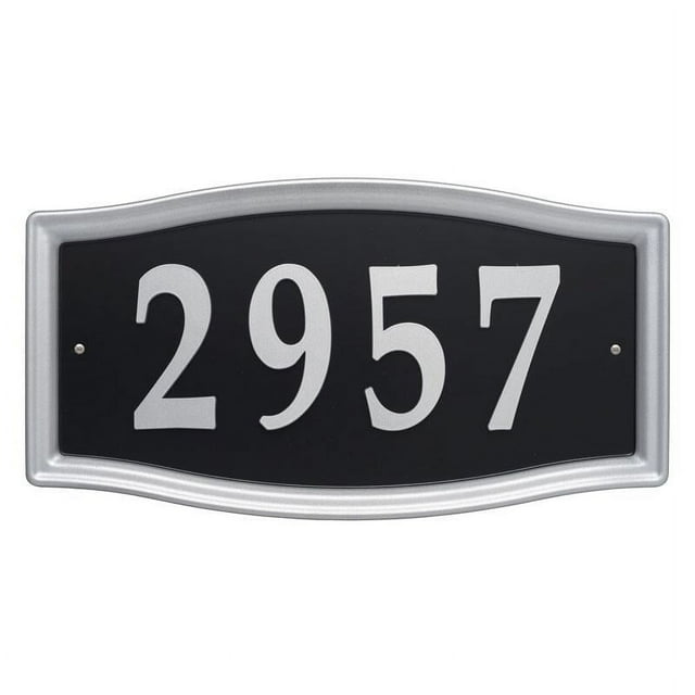 Whitehall 11199 Easy Street Address Sign in Nickel