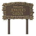 thumbnail image 1 of Whitehall 2 Line Personalized Ivy Trellis Aluminum Garden Plaque 14 W x 8.125 H, 1 of 2