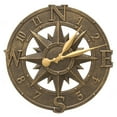 thumbnail image 1 of White Hall 16" Compass Rose Clock, 1 of 3
