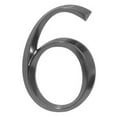 thumbnail image 1 of Whitehall  Polished Nickel 6-inch Number 6, 1 of 5
