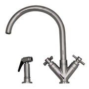 Whitehaus 3-03942CH85-C Luxe+ Dual Handle Faucet - Chrome