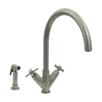 Whitehaus Luxe Plus Kitchen Faucet With Brushed Nickel Finish 3-03942SS85-BN