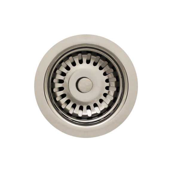 Whitehaus Collection 3 1/2" Basket Strainer-Polished Chrome-RNW35-C
