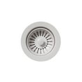 thumbnail image 1 of Whitehaus Collection  3 1/2" Basket Strainer White, 1 of 3