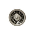 thumbnail image 1 of Whitehaus Collection 3 1/2" Disposer Trim Grey Brushed, 1 of 5