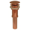 thumbnail image 1 of Whitehaus Decorative Pop-up Mushroom Drain with Overflow, 1 of 3