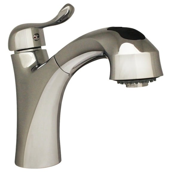 Jem Collection Single Hole/Single Lever Handle Faucet with a Pull Out Spray Head - Polished Chrome