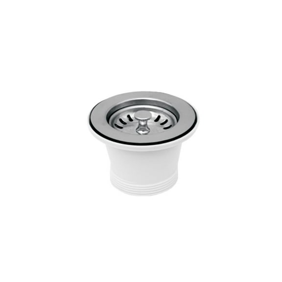 Whitehaus 2 1/2" Basket strainer with lift stopper