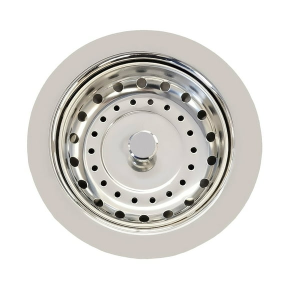 Whitehaus 3 1/2" Basket strainer with lift stopper