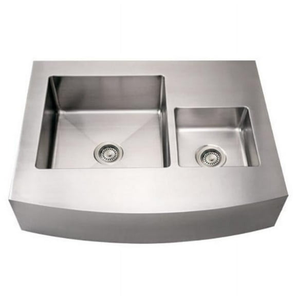 Whitehaus Collection WHNCMDAP3629 Noah's Collection Sinks Brushed Stainless Steel
