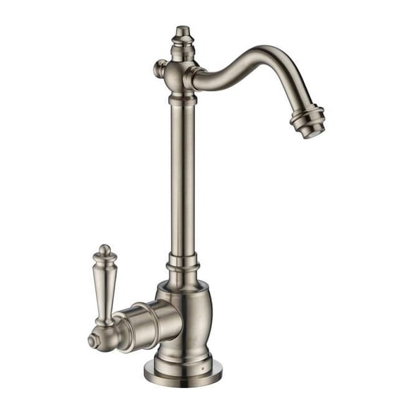 Point of Use Instant Hot Water Drinking Faucet with Traditional Spout - Brushed Nickel