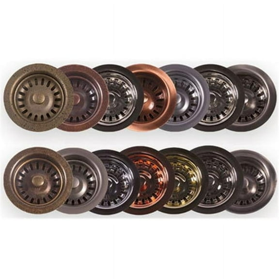 3.5 in. Basket Strainer in Pewter