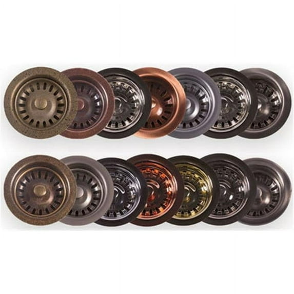 3.5 in. Basket Strainer in Pewter