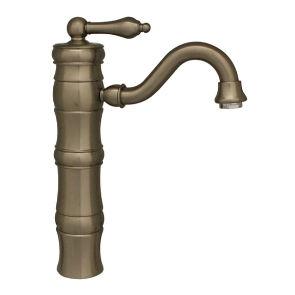 Whitehaus Vintage Iii Bathroom Faucet With Brushed Nickel Finish WHSL3-9724-BN