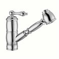 thumbnail image 1 of Whitehaus Collection WHKPSL3-2222-NT-C Vintage Iii Plus Single Hole & Single Lever Faucet with a Pull-Out Spray Head - Polished Chrome, 1 of 2