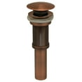 thumbnail image 1 of Whitehaus Decorative Pop-up Mushroom Drain with Overflow, 1 of 3