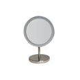 thumbnail image 1 of Whitehaus Round Freestanding Led 5X Magnified Mirror, 1 of 2