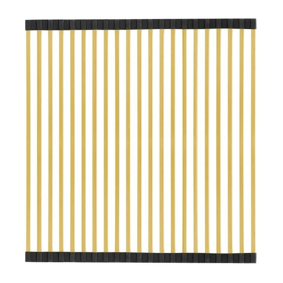 Whitehaus Collection WHNPLRM-B Noah Plus Stainless Steel Removable Roll Mat - Brass