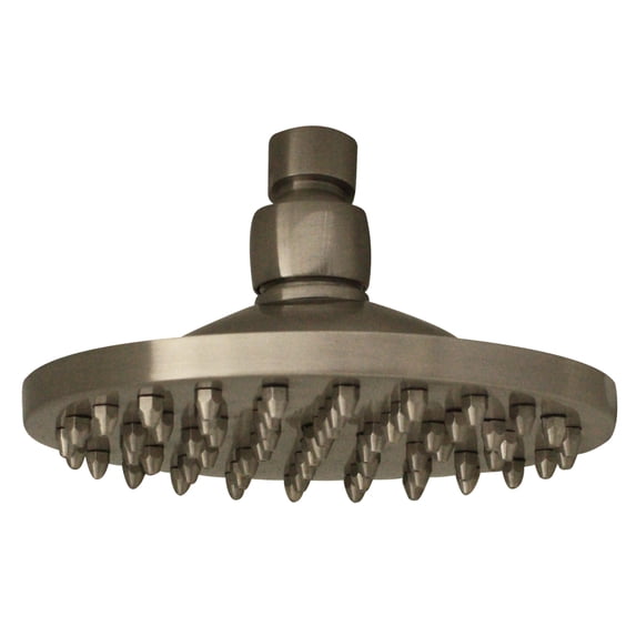 Whitehaus WHOSA10-6-BN Showerhaus 6" Round Rainfall Showerhead Brushed Nickel